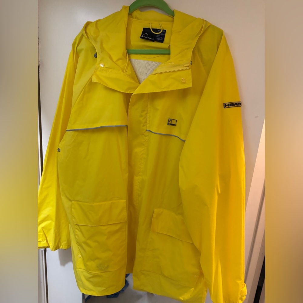 HEAD Yellow Rain Jacket